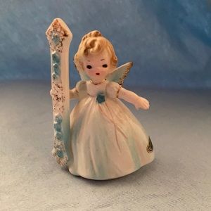 Vintage Josef Joseph Original 1st Year Birthday Angel Figurine